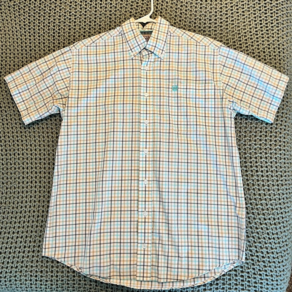 Cinch Men’s Short Sleeve button up